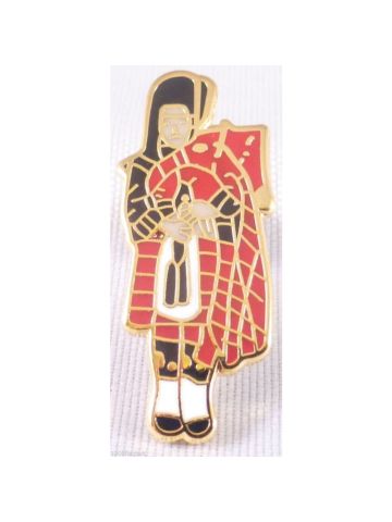 Scottish Piper Pin Badge