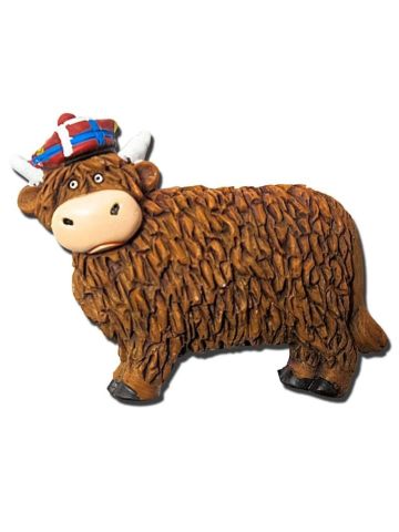 Thistle Products Ltd Highland Cow Magnet P15C