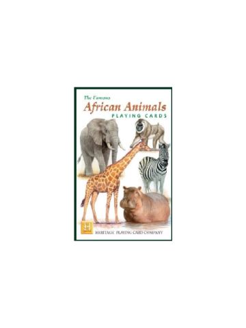 Heritage Playing Cards - African Animals Playing Cards [Toy]
