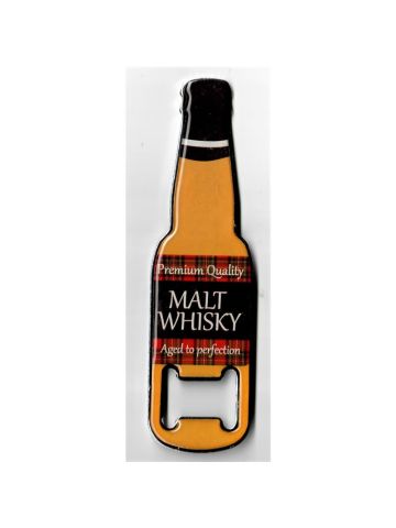 Whisky Bottle Opener Fridge Magnet