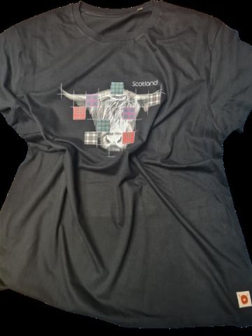 Sonsie Face Mosaic coo t Shirt Black Large