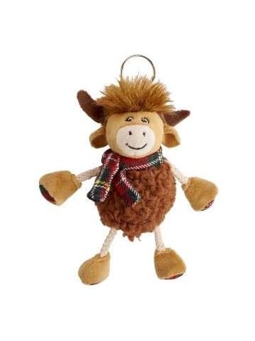 PLUSH HIGHLAND COW KEYRING