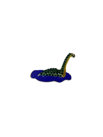 Nessie in Water Diamante Magnet