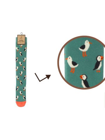 Funky Welly Socks - Seagull/Puffin 