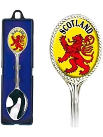 Souvenir Teaspoon - Scotland Lion Rampant Flag