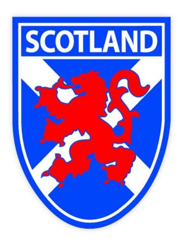 Saltire/Lion Rampant Sticker